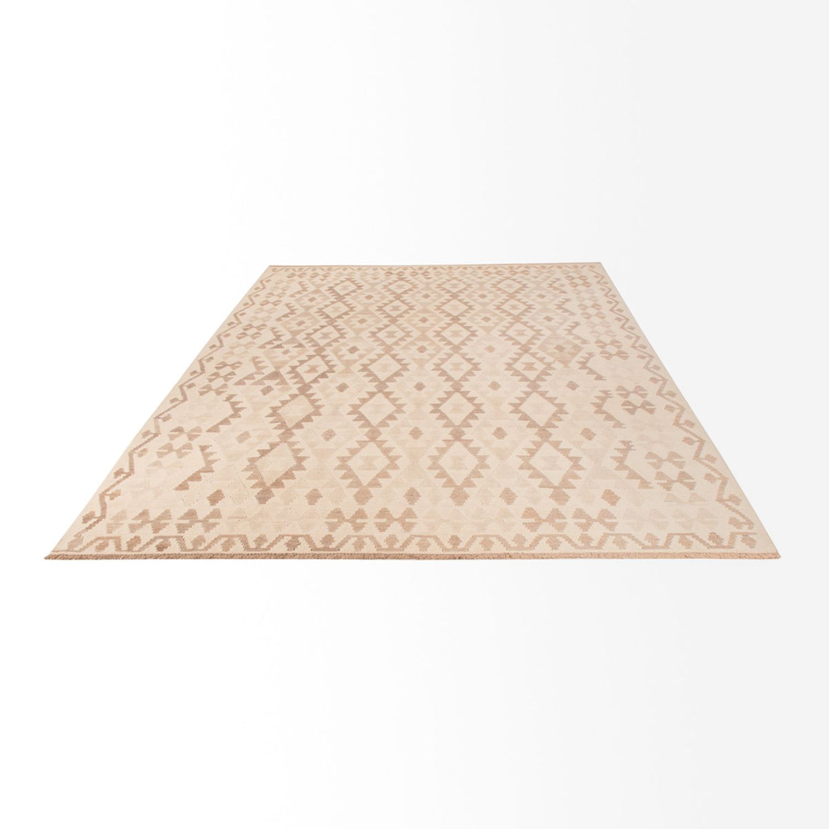 Tappeto Kelim - Splash - 300 x 200 cm - grigio chiaro