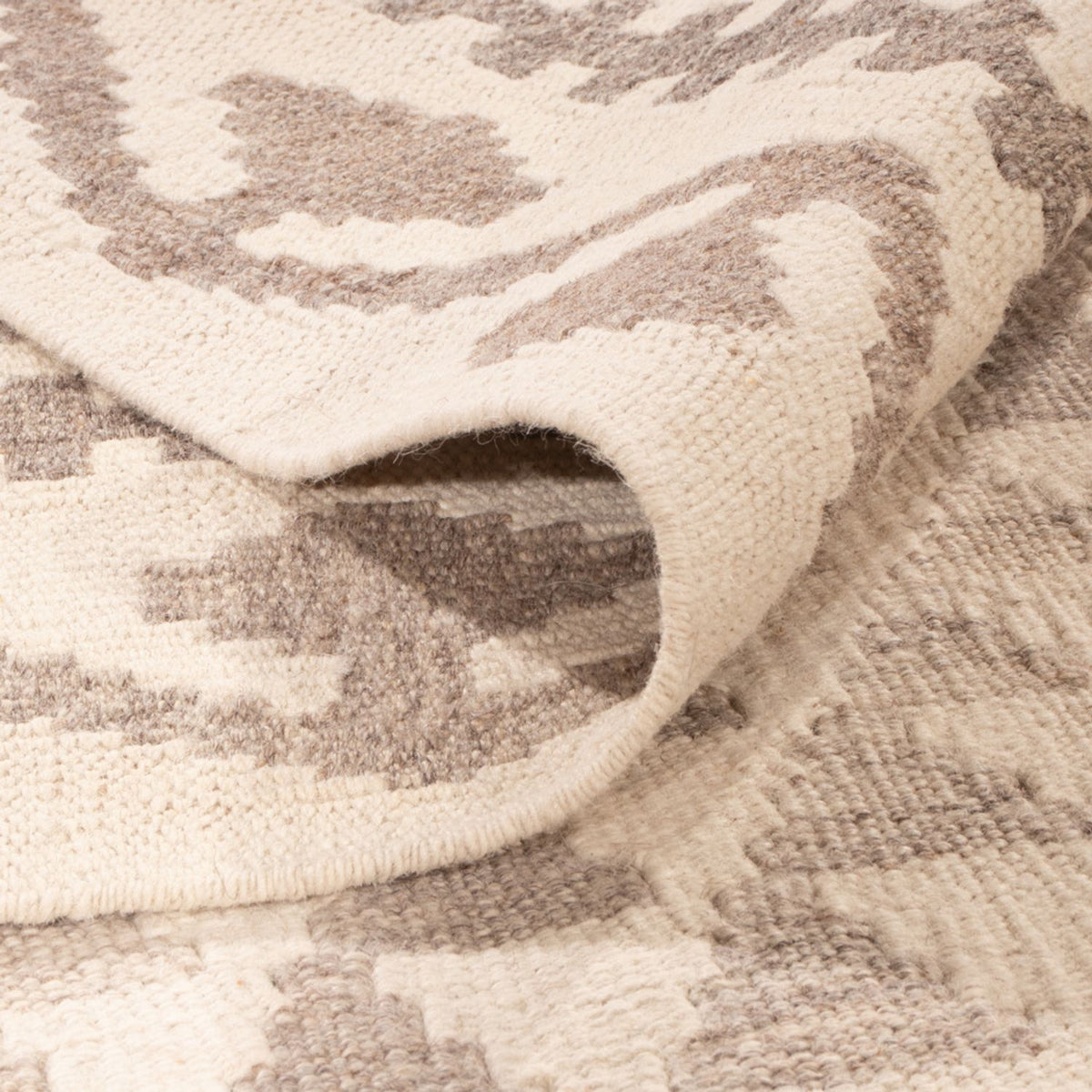 Tappeto Kelim - Splash - 294 x 208 cm - grigio