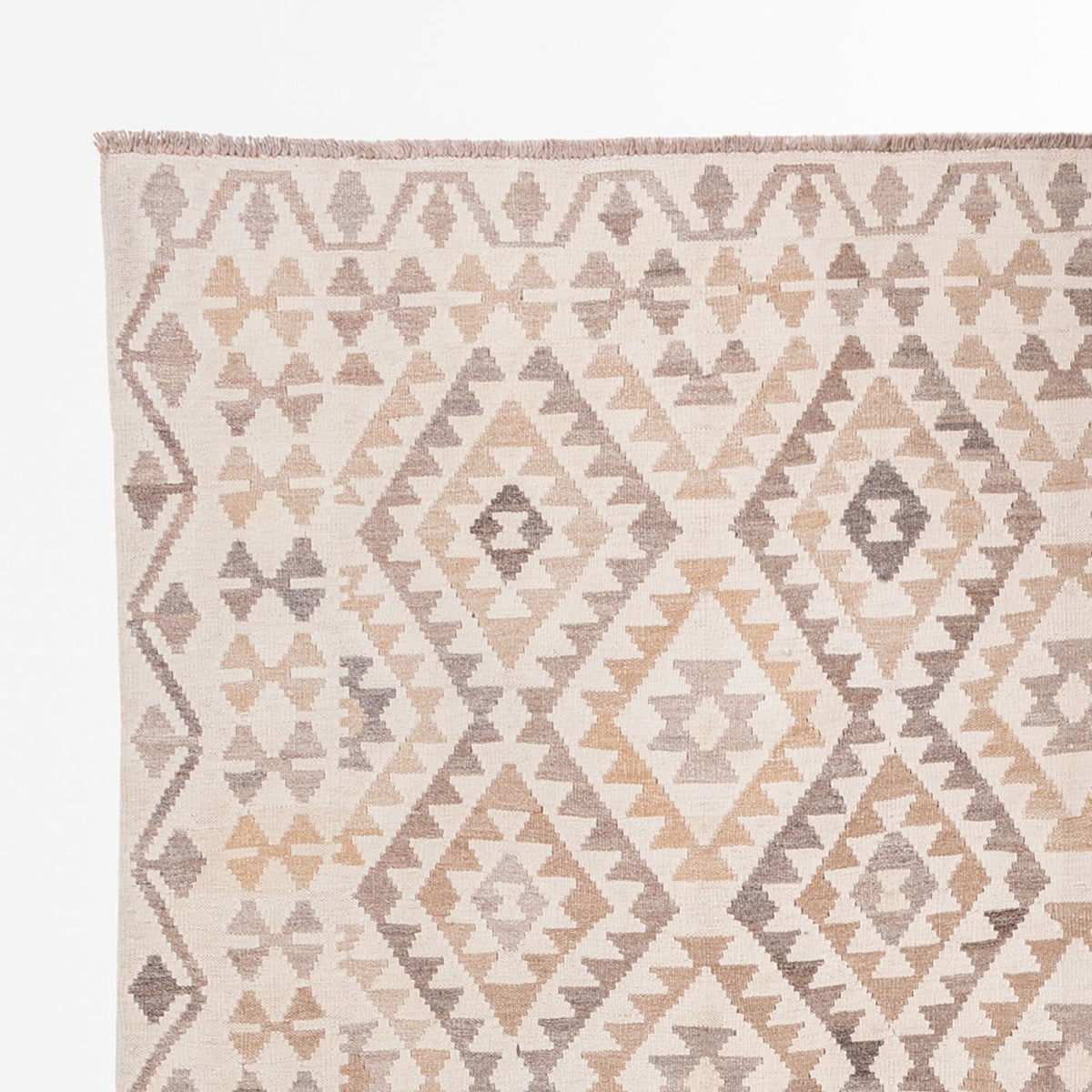 Tappeto Kelim - Splash - 290 x 199 cm - grigio