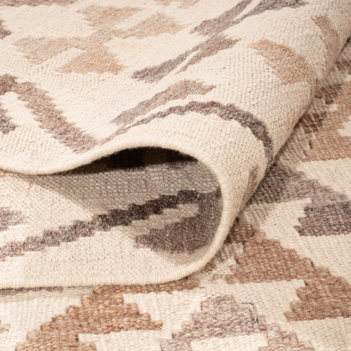 Tappeto Kelim - Splash - 290 x 199 cm - grigio