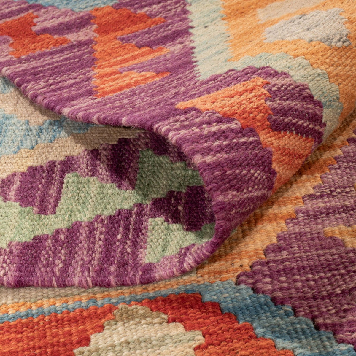 Tappeto Kelim - Splash - 313 x 206 cm - multicolore