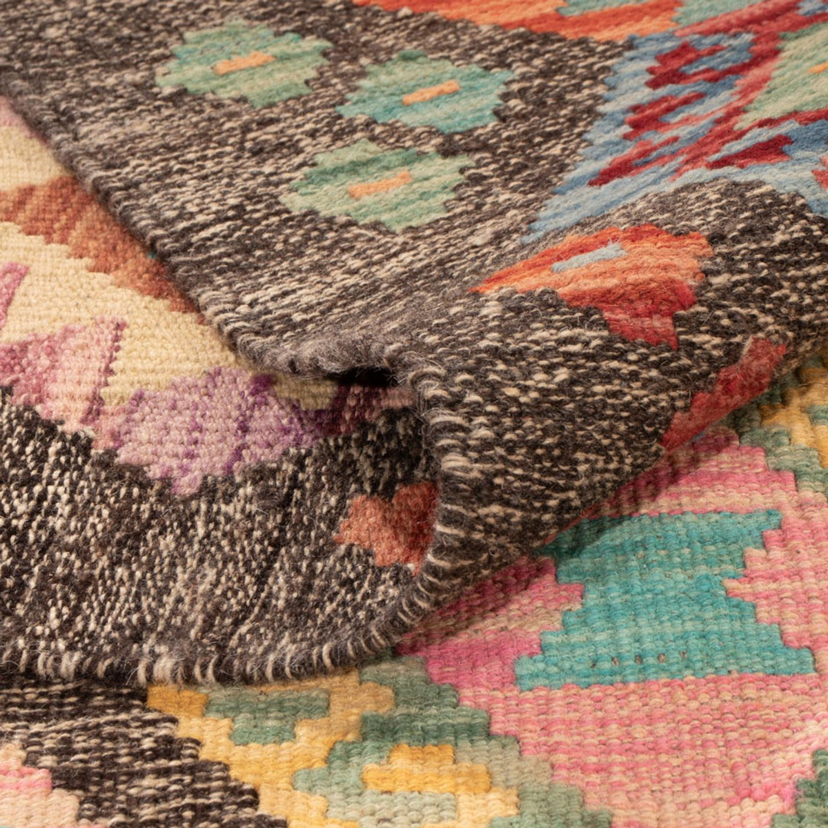 Tappeto Kelim - Splash - 304 x 211 cm - multicolore