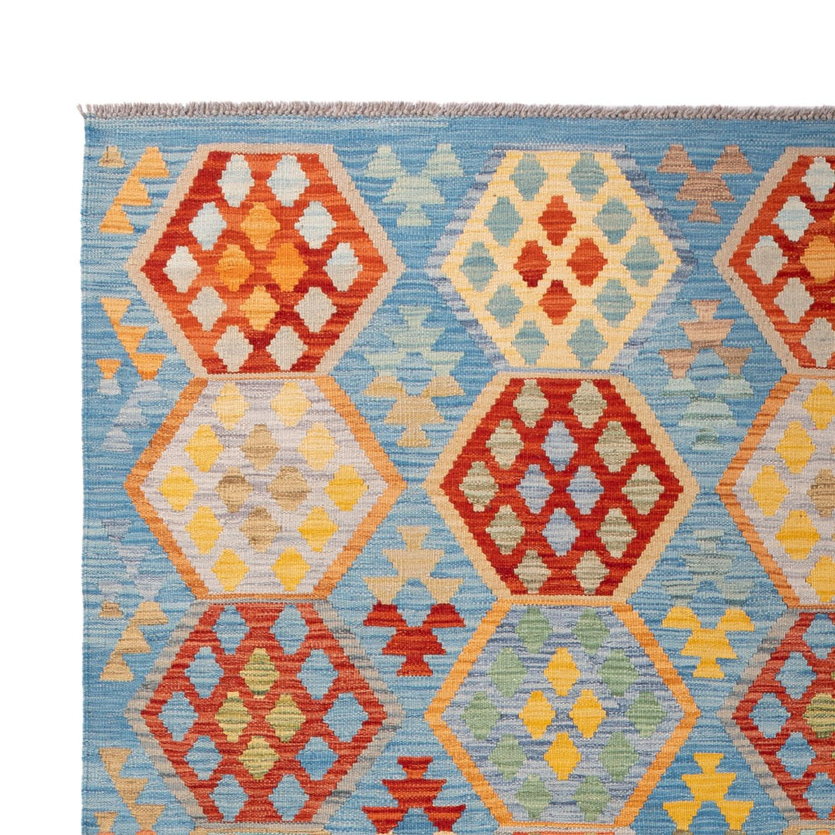 Tappeto Kelim - Splash - 310 x 207 cm - multicolore