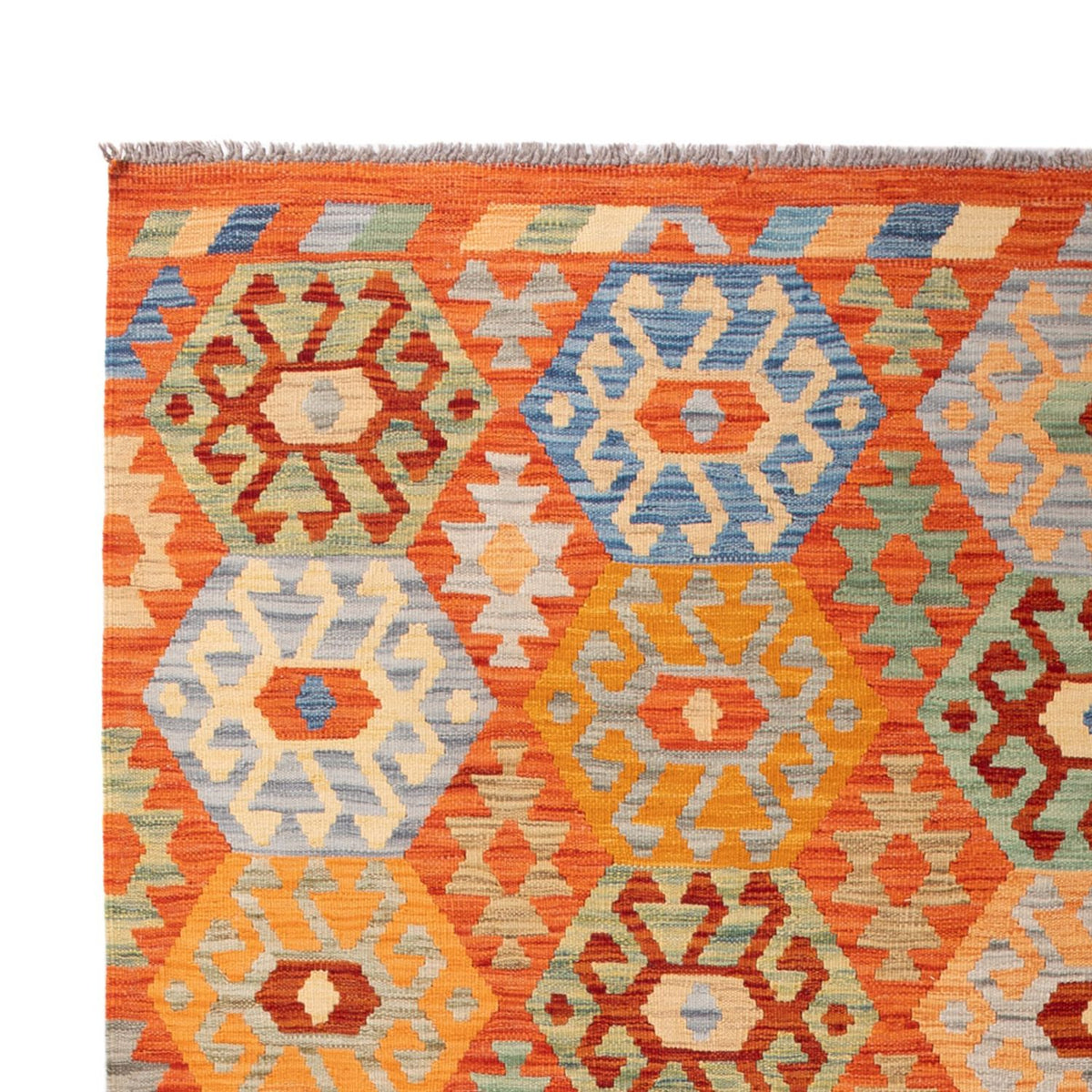 Tappeto Kelim - Splash - 301 x 206 cm - multicolore