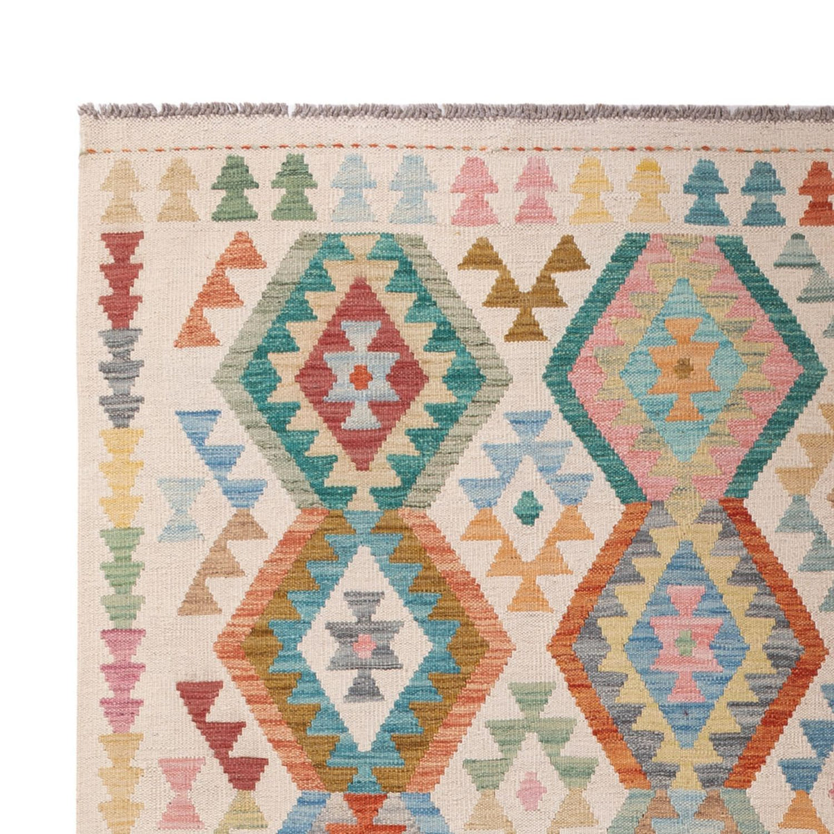 Tappeto Kelim - Splash - 298 x 205 cm - multicolore