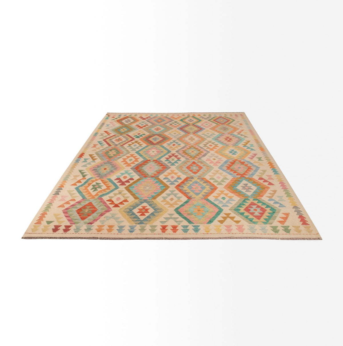 Tappeto Kelim - Splash - 298 x 205 cm - multicolore