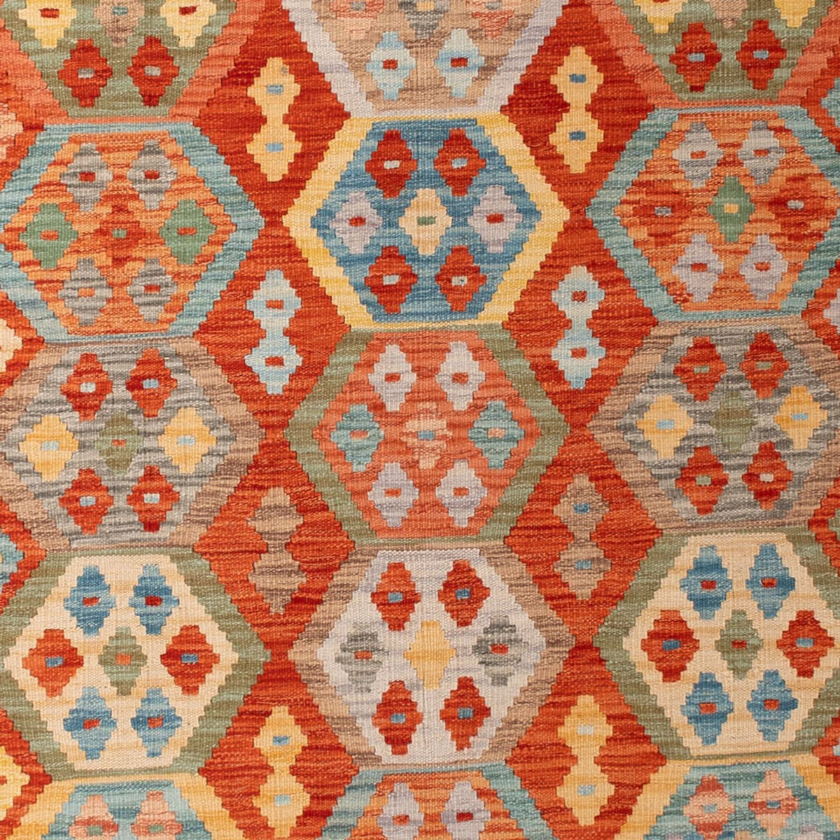 Tappeto Kelim - Splash - 305 x 207 cm - multicolore