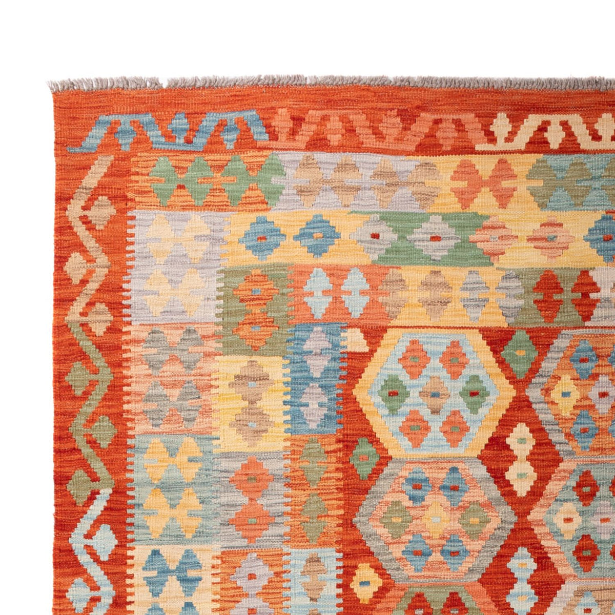 Tappeto Kelim - Splash - 305 x 207 cm - multicolore