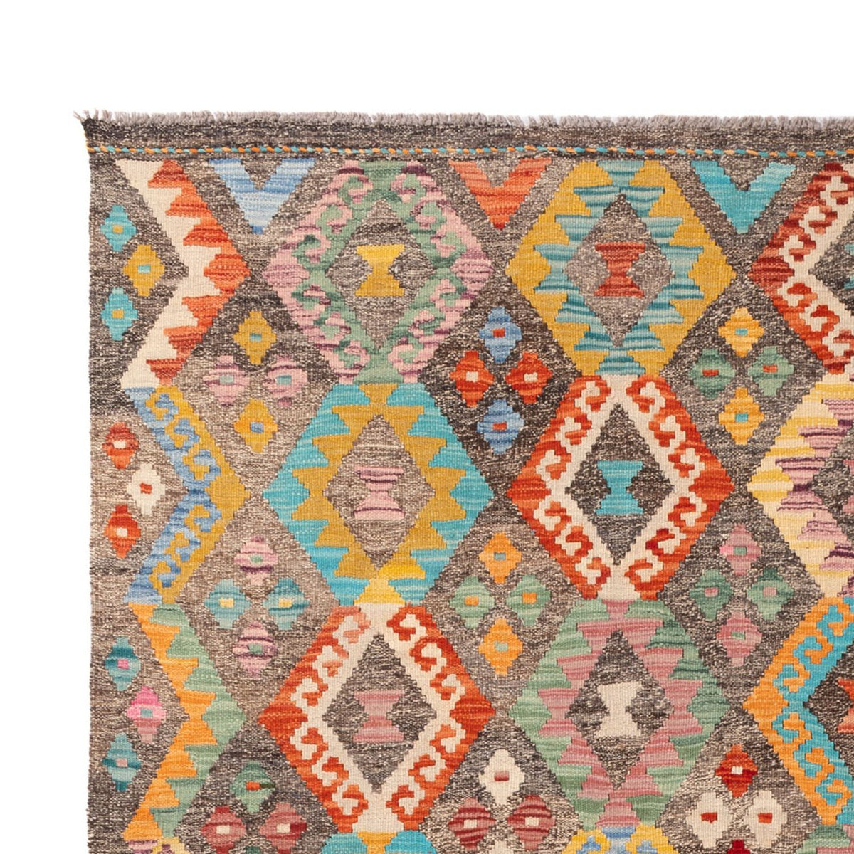 Tappeto Kelim - Splash - 314 x 201 cm - multicolore