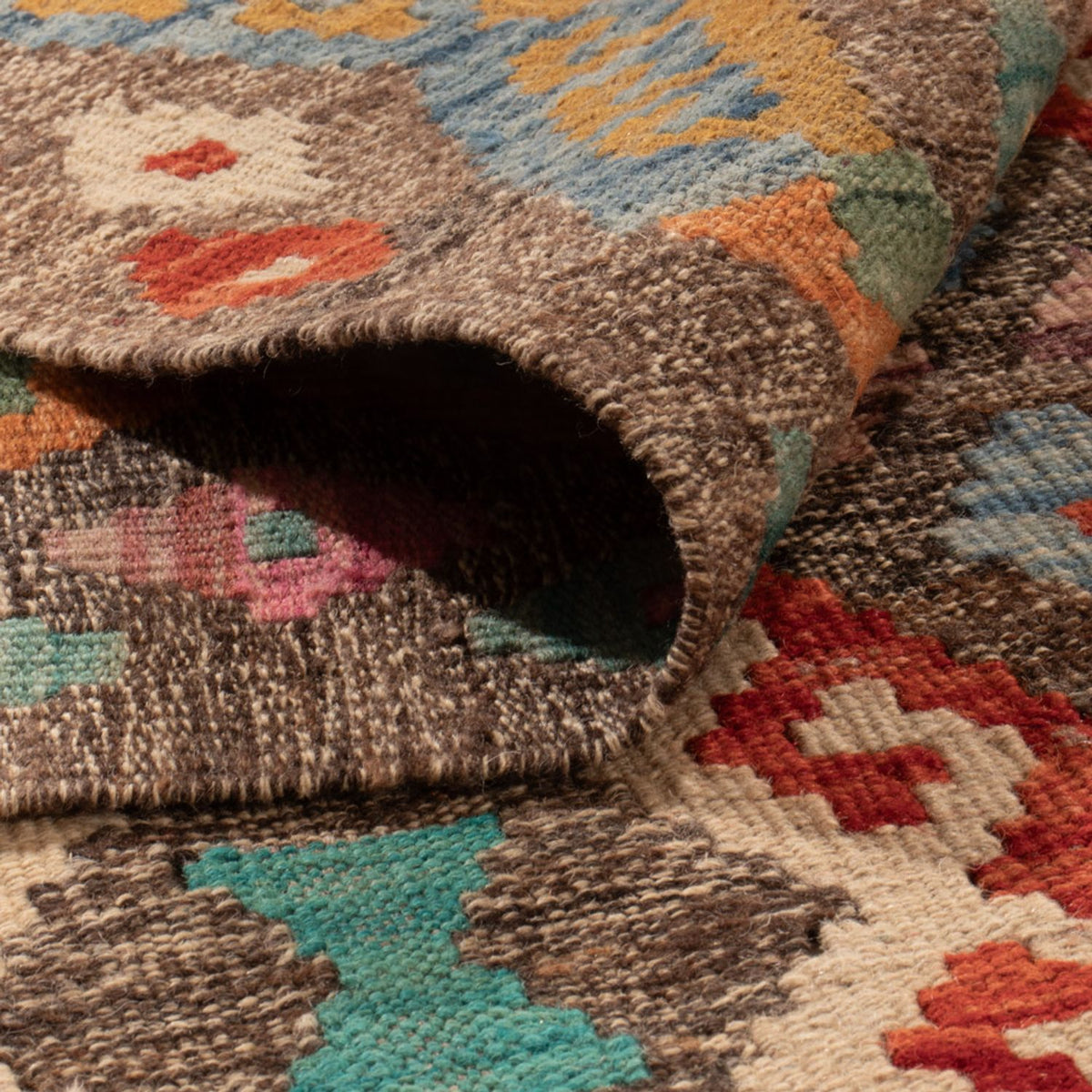 Tappeto Kelim - Splash - 314 x 201 cm - multicolore