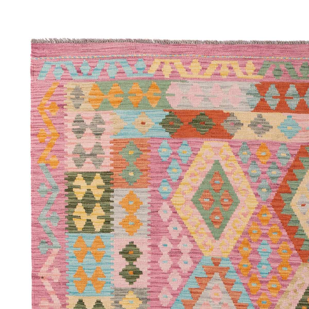 Tappeto Kelim - Splash - 318 x 205 cm - multicolore