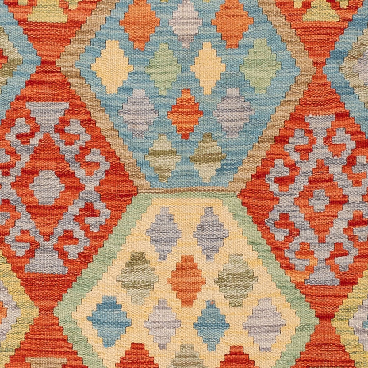 Tappeto Kelim - Splash - 186 x 122 cm - multicolore