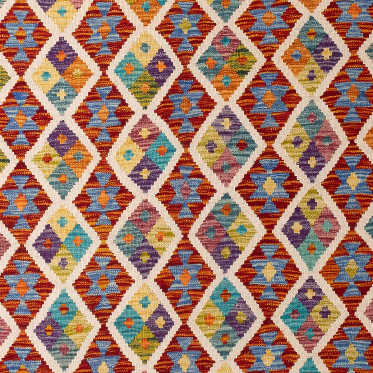 Tappeto Kelim - Splash - 307 x 205 cm - multicolore