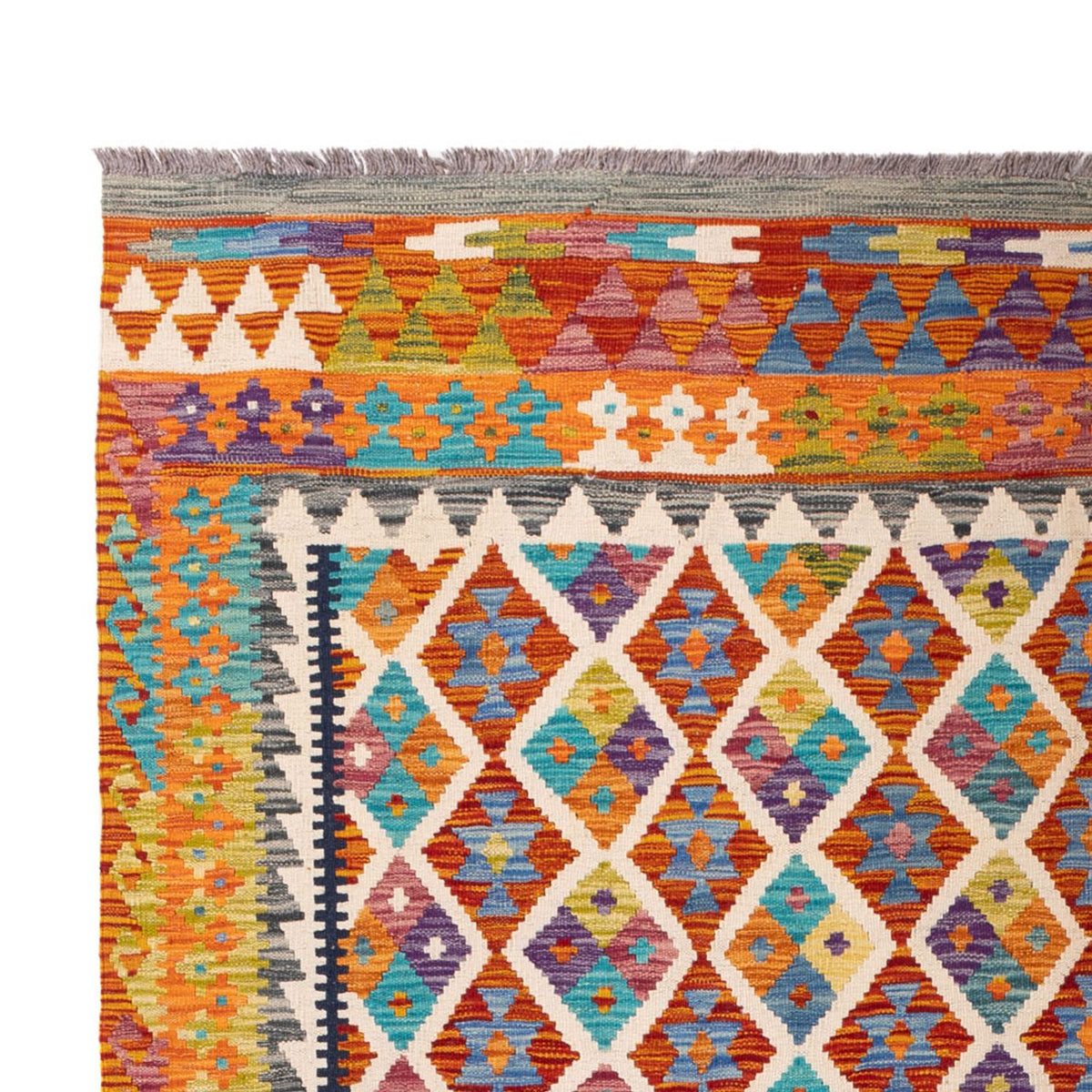 Tappeto Kelim - Splash - 307 x 205 cm - multicolore