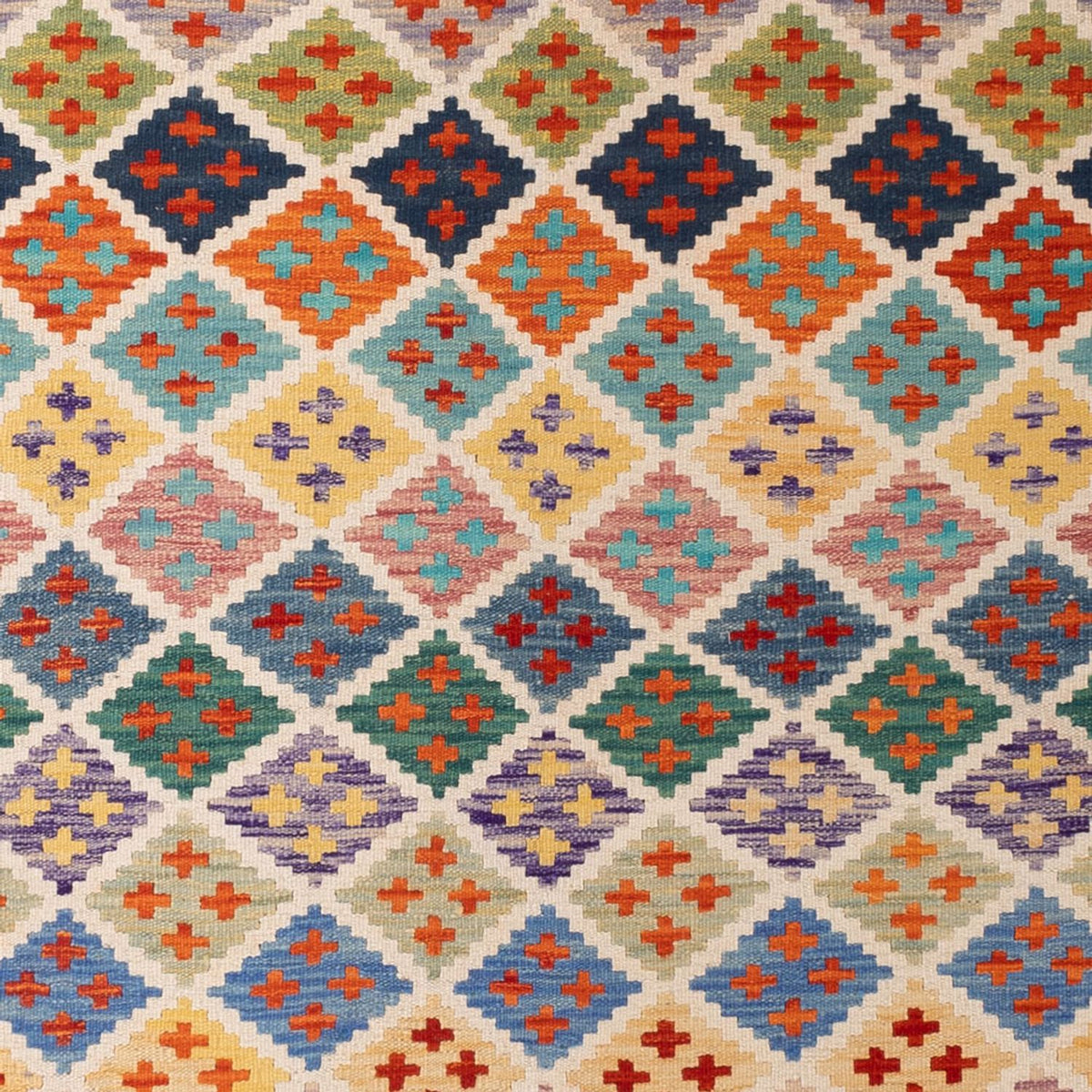 Tappeto Kelim - Splash - 304 x 209 cm - multicolore