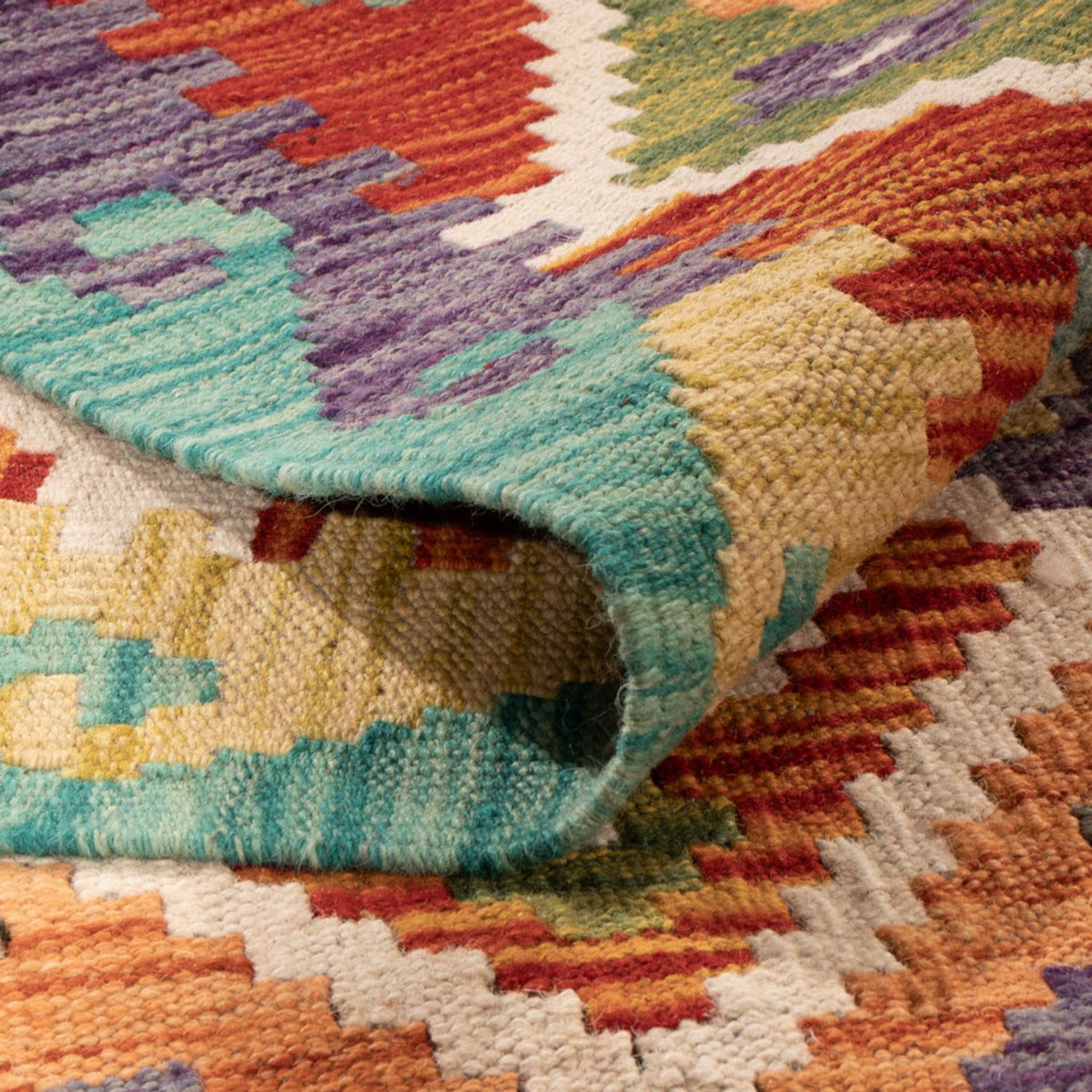 Tappeto Kelim - Splash - 293 x 213 cm - multicolore