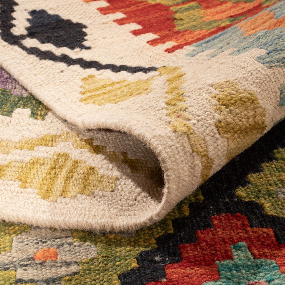 Tappeto Kelim - Splash - 298 x 206 cm - multicolore