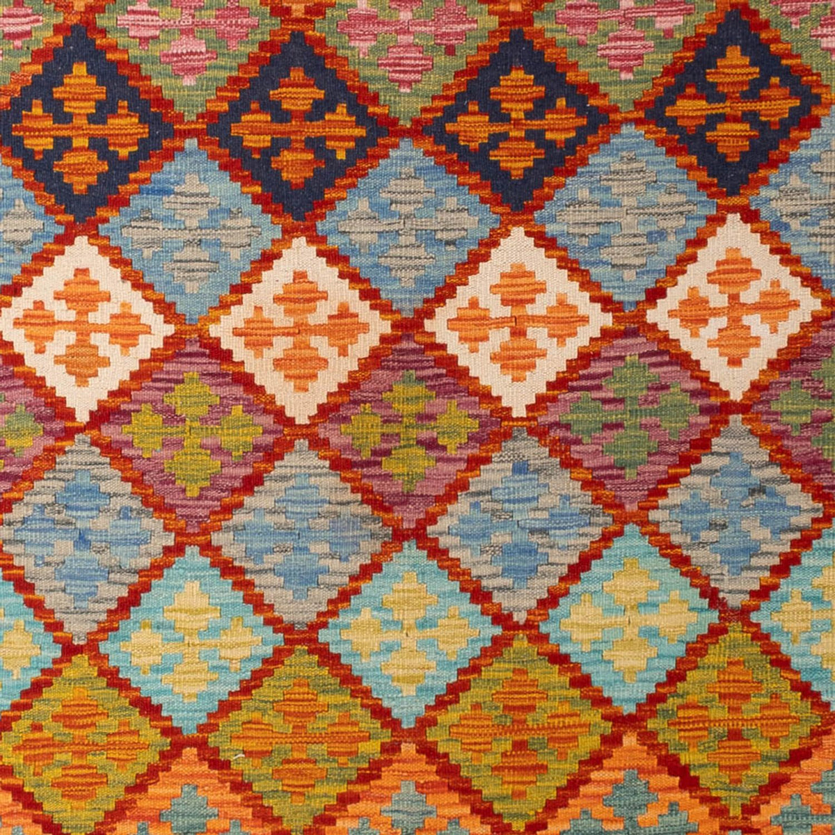 Tappeto Kelim - Splash - 296 x 209 cm - multicolore