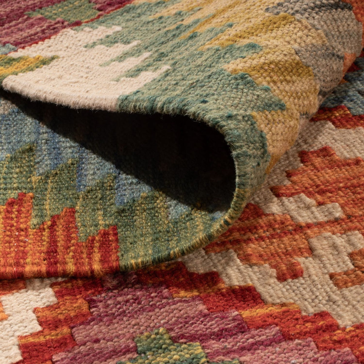 Tappeto Kelim - Splash - 296 x 209 cm - multicolore