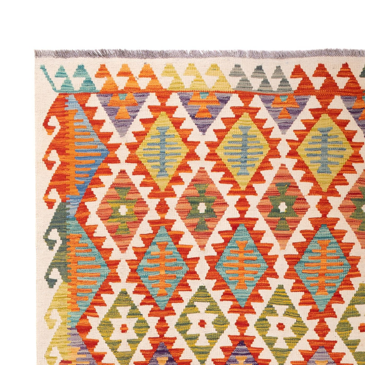 Tappeto Kelim - Splash - 307 x 200 cm - multicolore