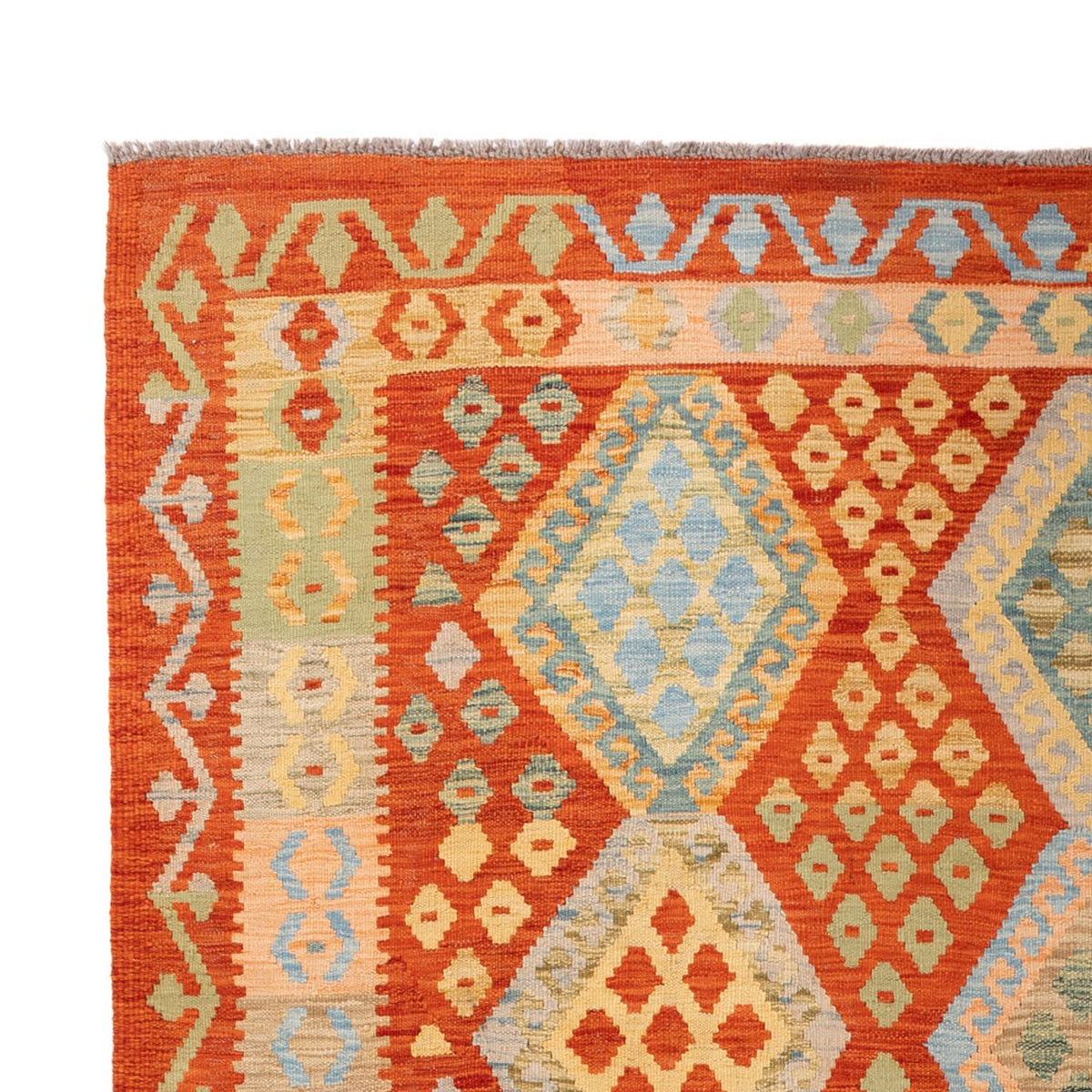 Tappeto Kelim - Splash - 304 x 207 cm - multicolore