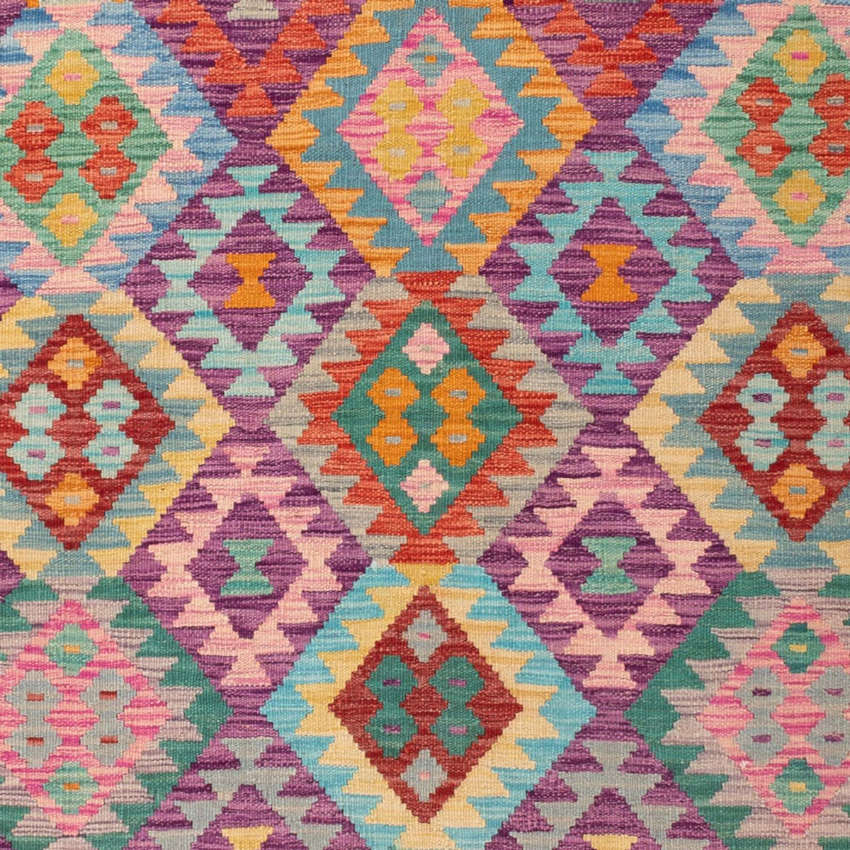 Tappeto Kelim - Splash - 301 x 200 cm - multicolore