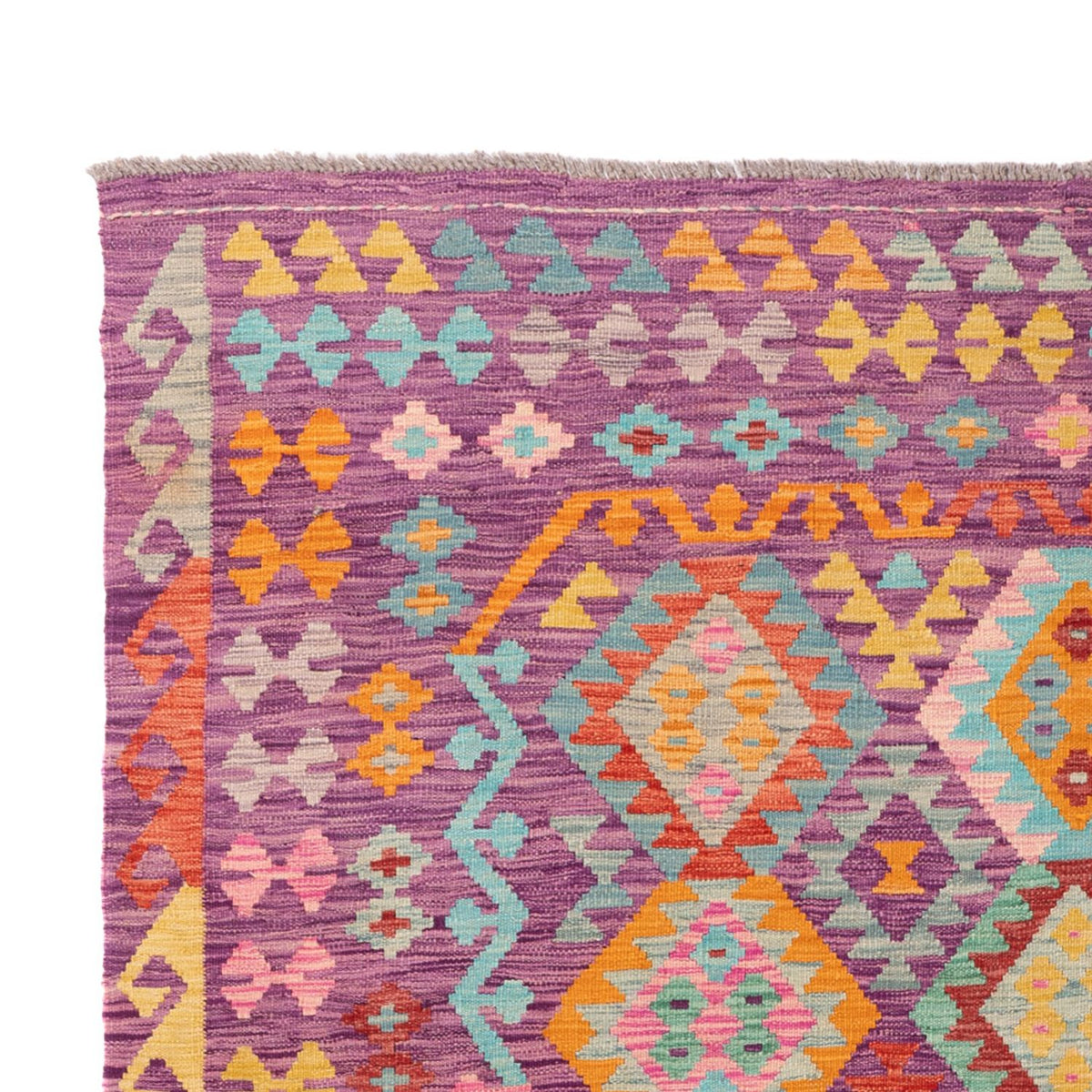 Tappeto Kelim - Splash - 301 x 200 cm - multicolore