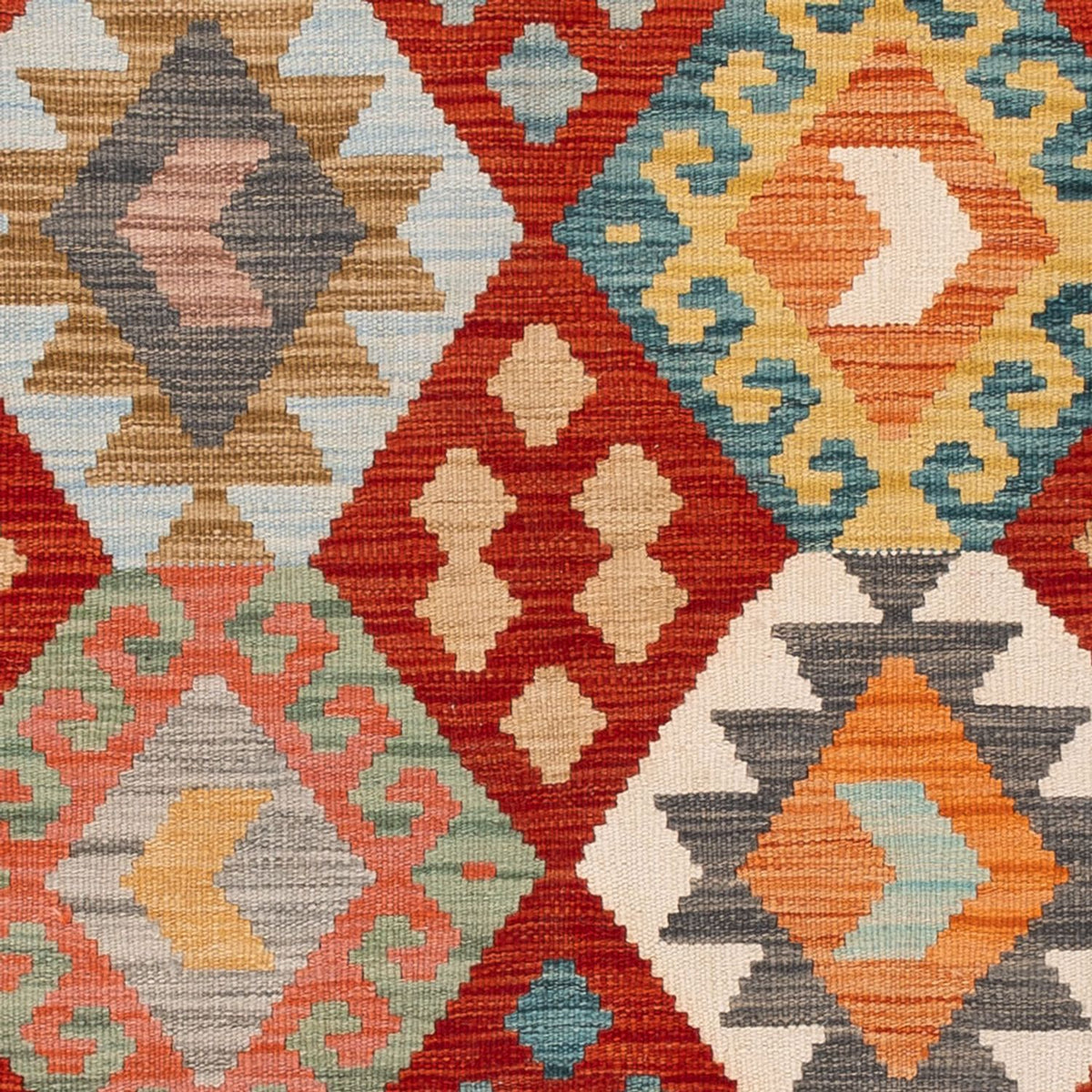 Tappeto Kelim - Splash - 186 x 120 cm - multicolore