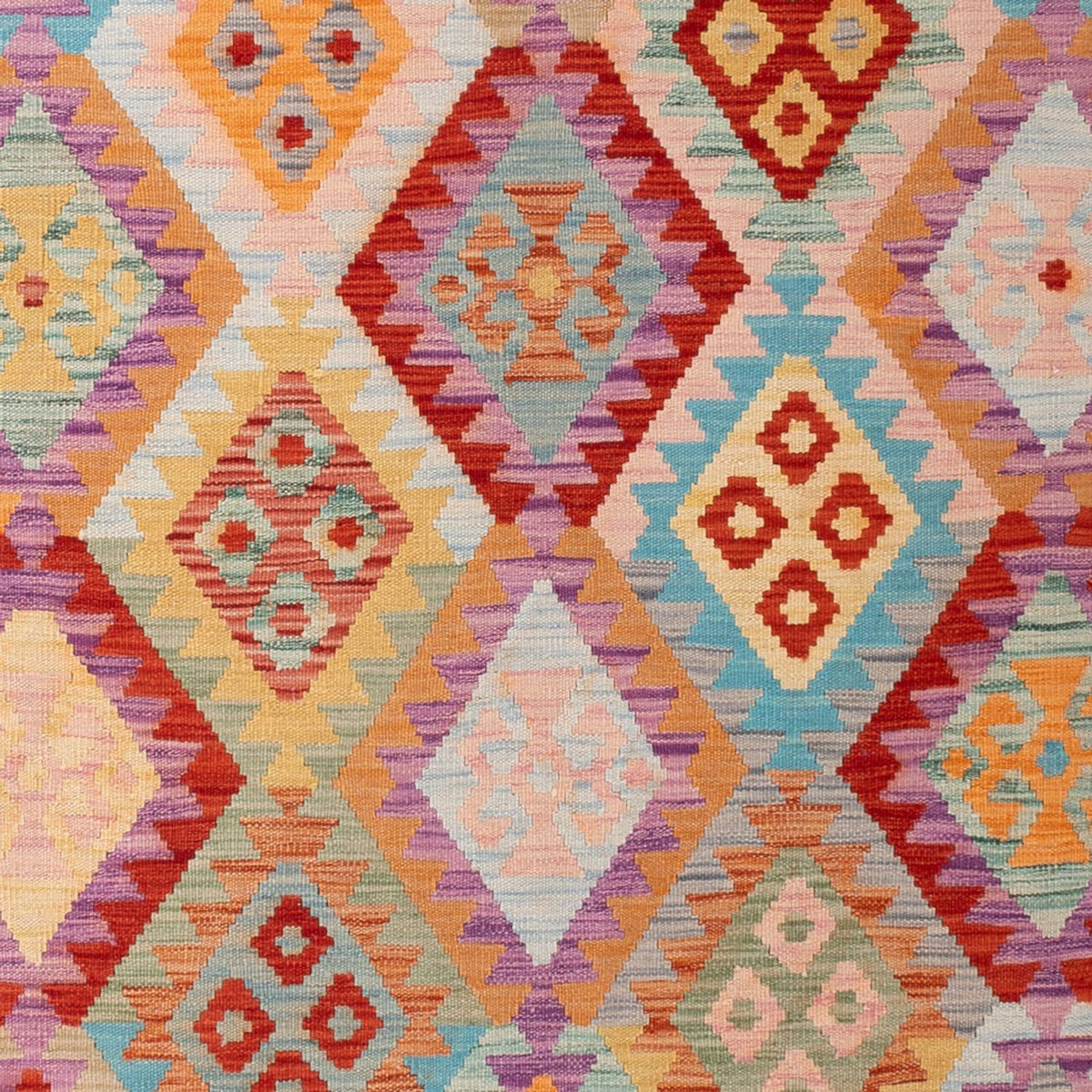 Tappeto Kelim - Splash - 300 x 203 cm - multicolore