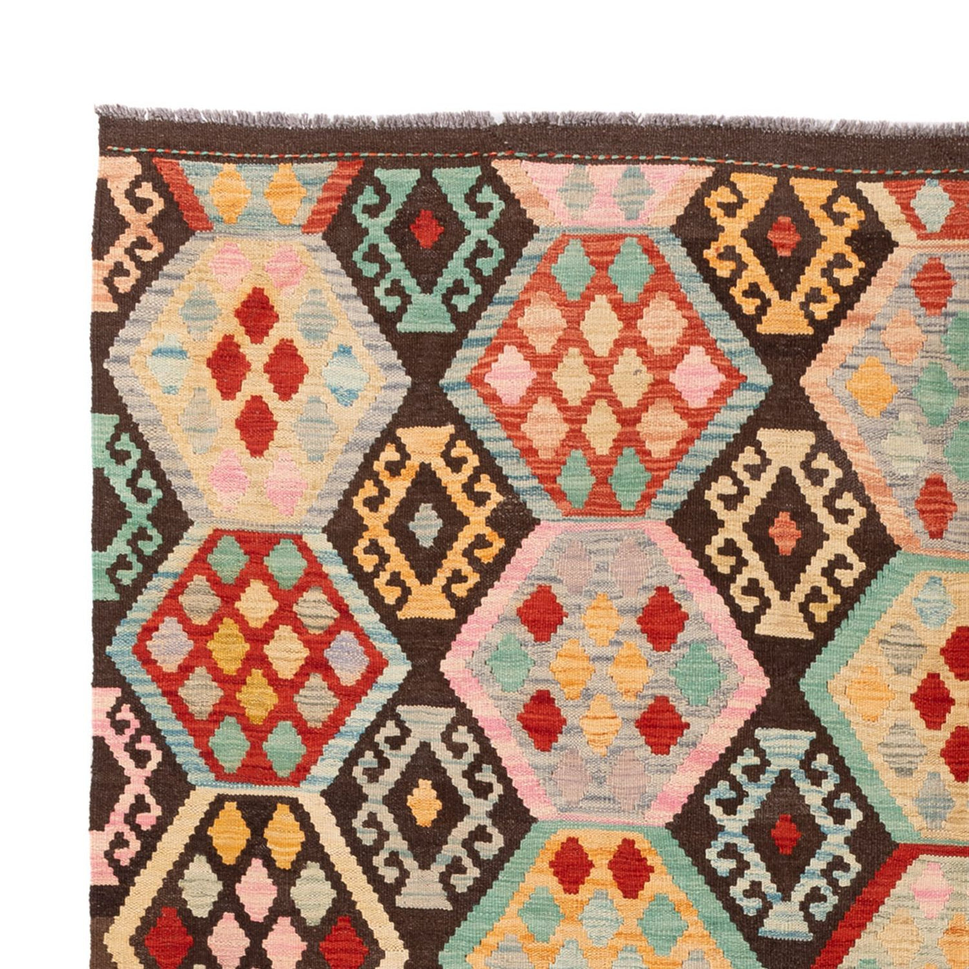 Kilim Maimana Tappeto 294x201cm - Tappeto di lana
