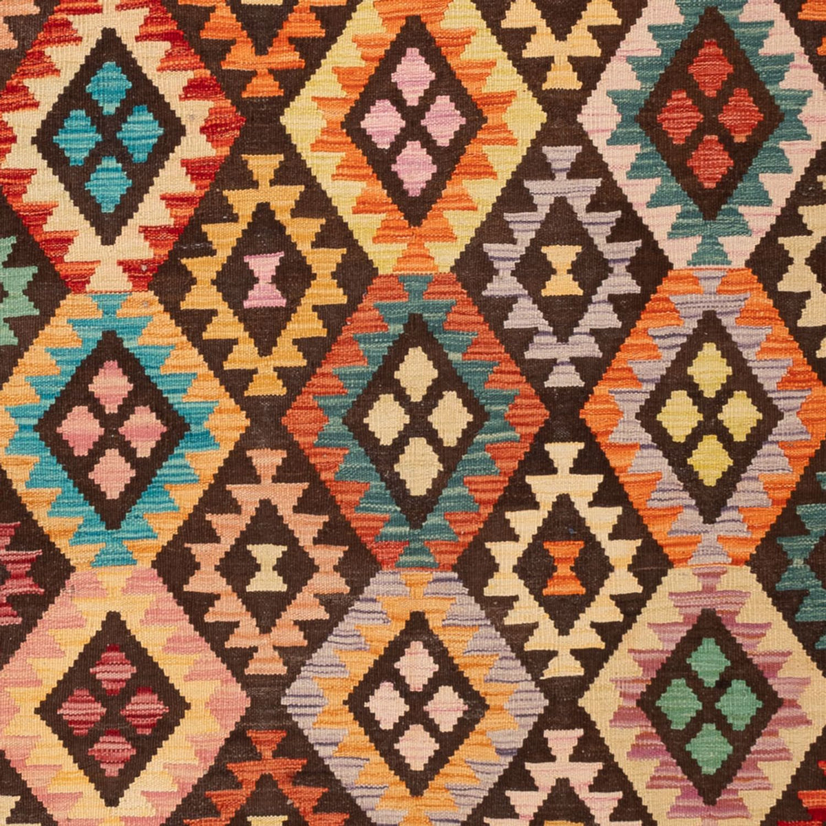 Tappeto Kelim - Splash - 307 x 205 cm - multicolore