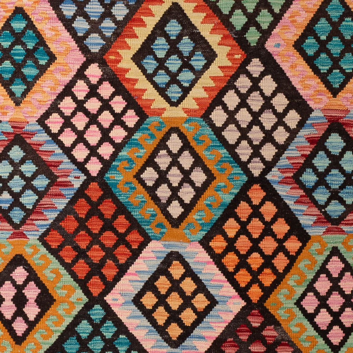 Tappeto Kelim - Splash - 293 x 206 cm - multicolore