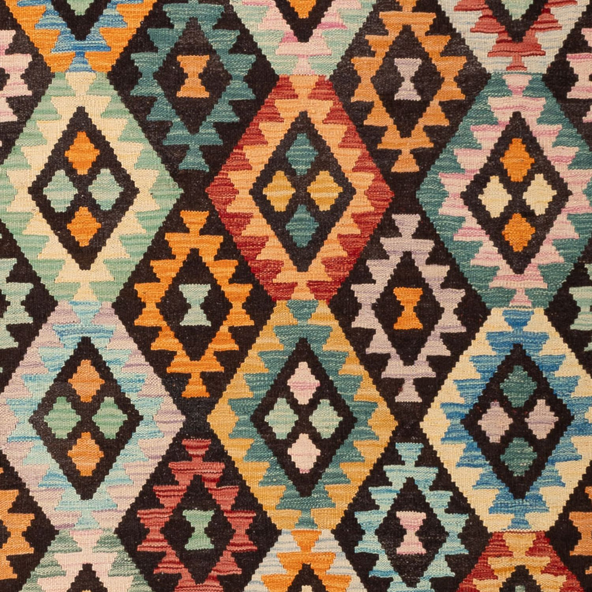 Tappeto Kelim - Splash - 291 x 206 cm - multicolore