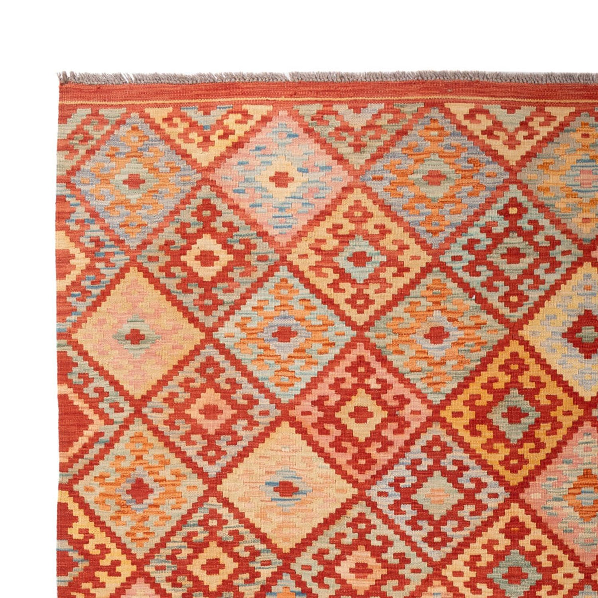 Tappeto Kelim - Splash - 305 x 207 cm - multicolore