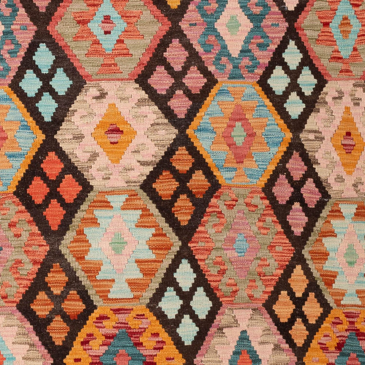 Tappeto Kelim - Splash - 306 x 209 cm - multicolore