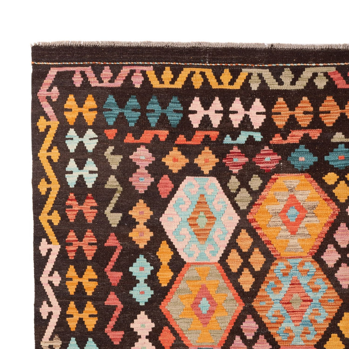 Tappeto Kelim - Splash - 306 x 209 cm - multicolore