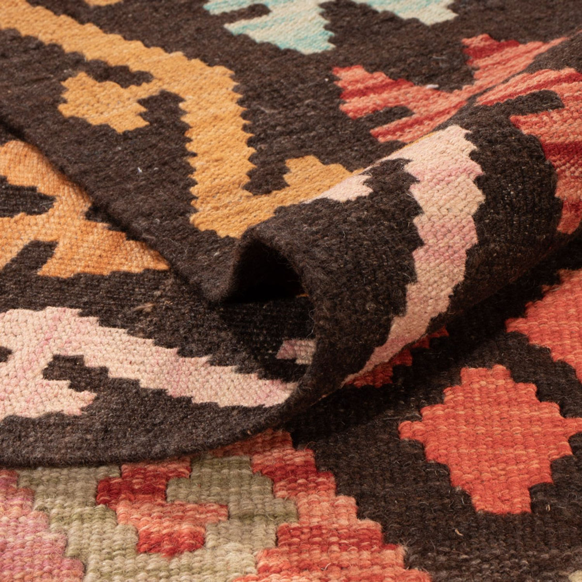 Tappeto Kelim - Splash - 306 x 209 cm - multicolore