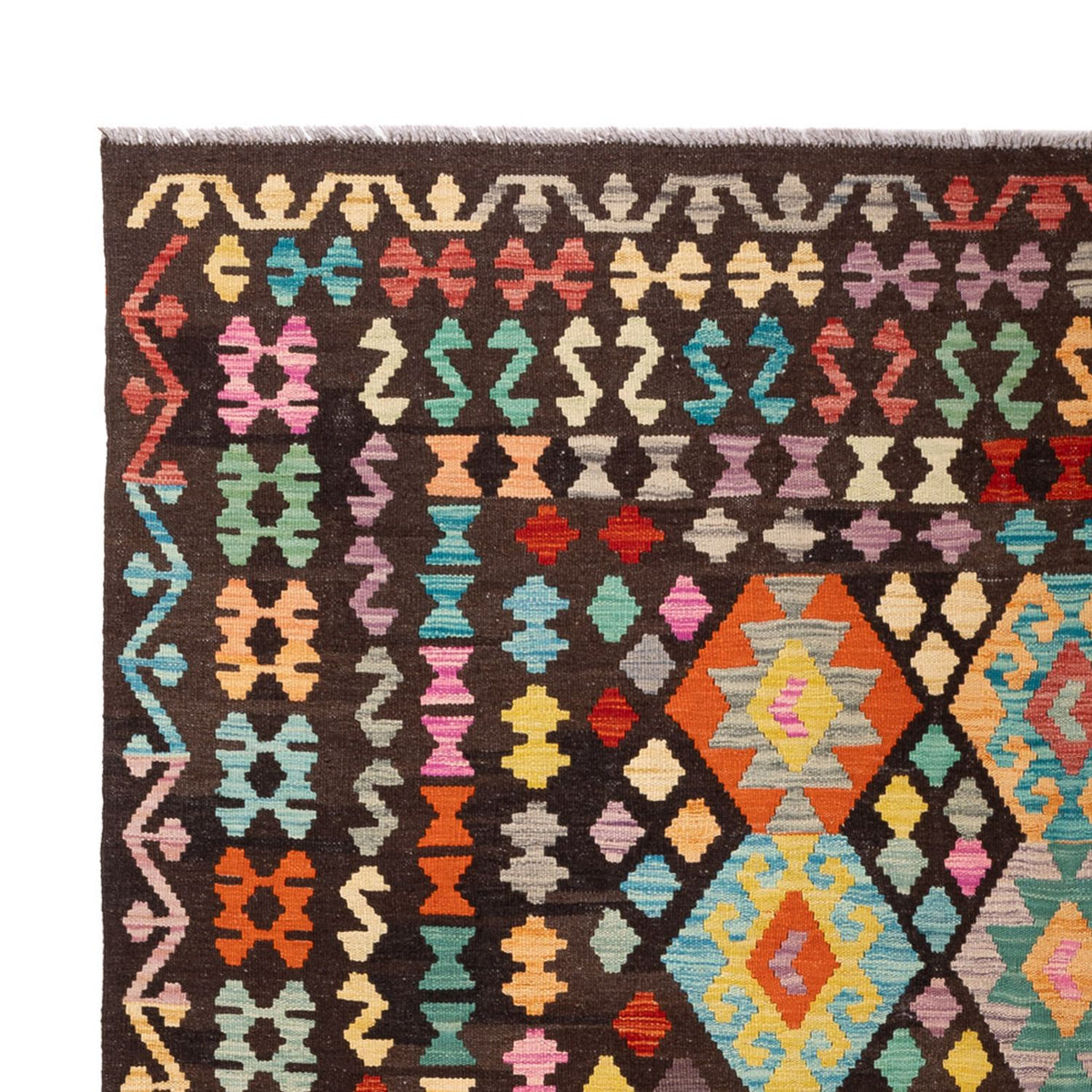 Tappeto Kelim - Splash - 291 x 197 cm - multicolore