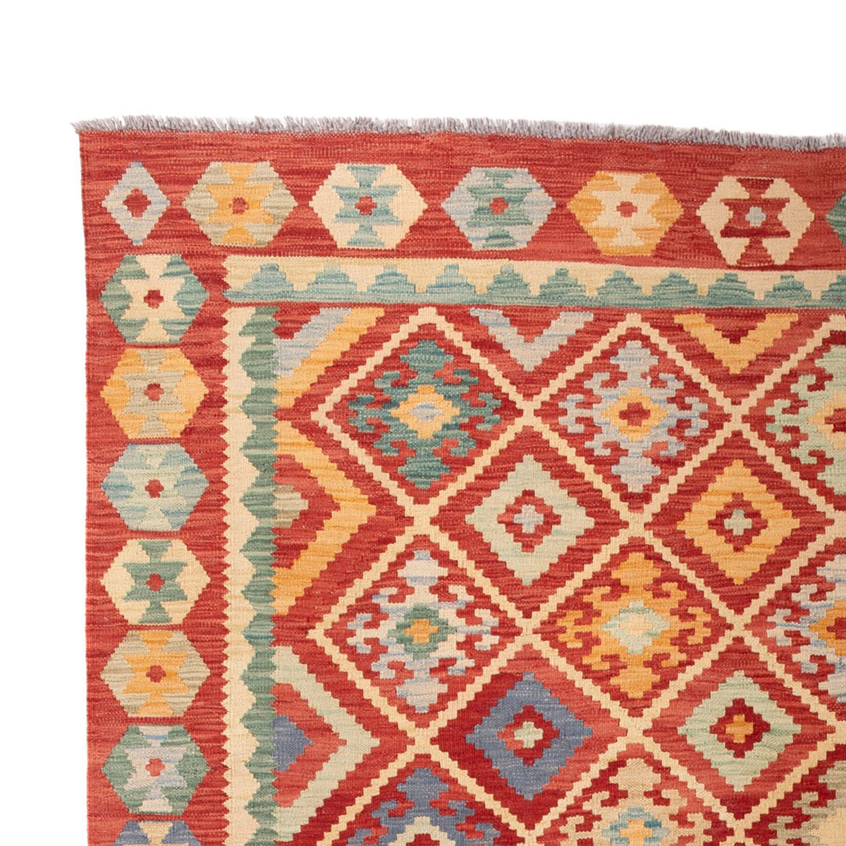 Tappeto Kelim - Splash - 292 x 206 cm - multicolore