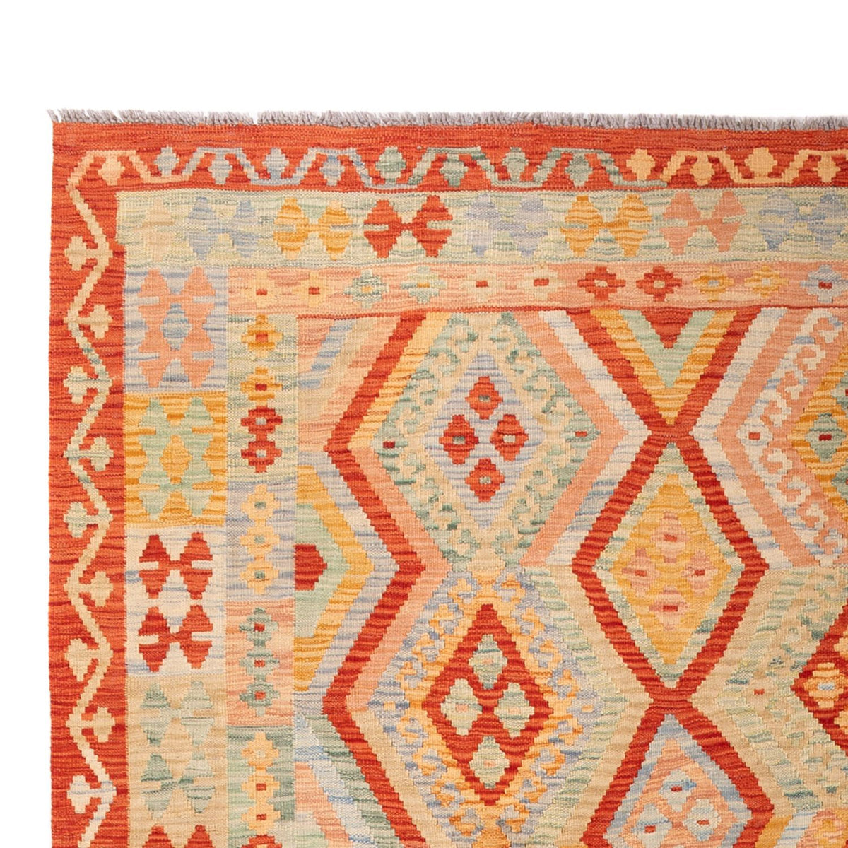 Tappeto Kelim - Splash - 299 x 206 cm - multicolore