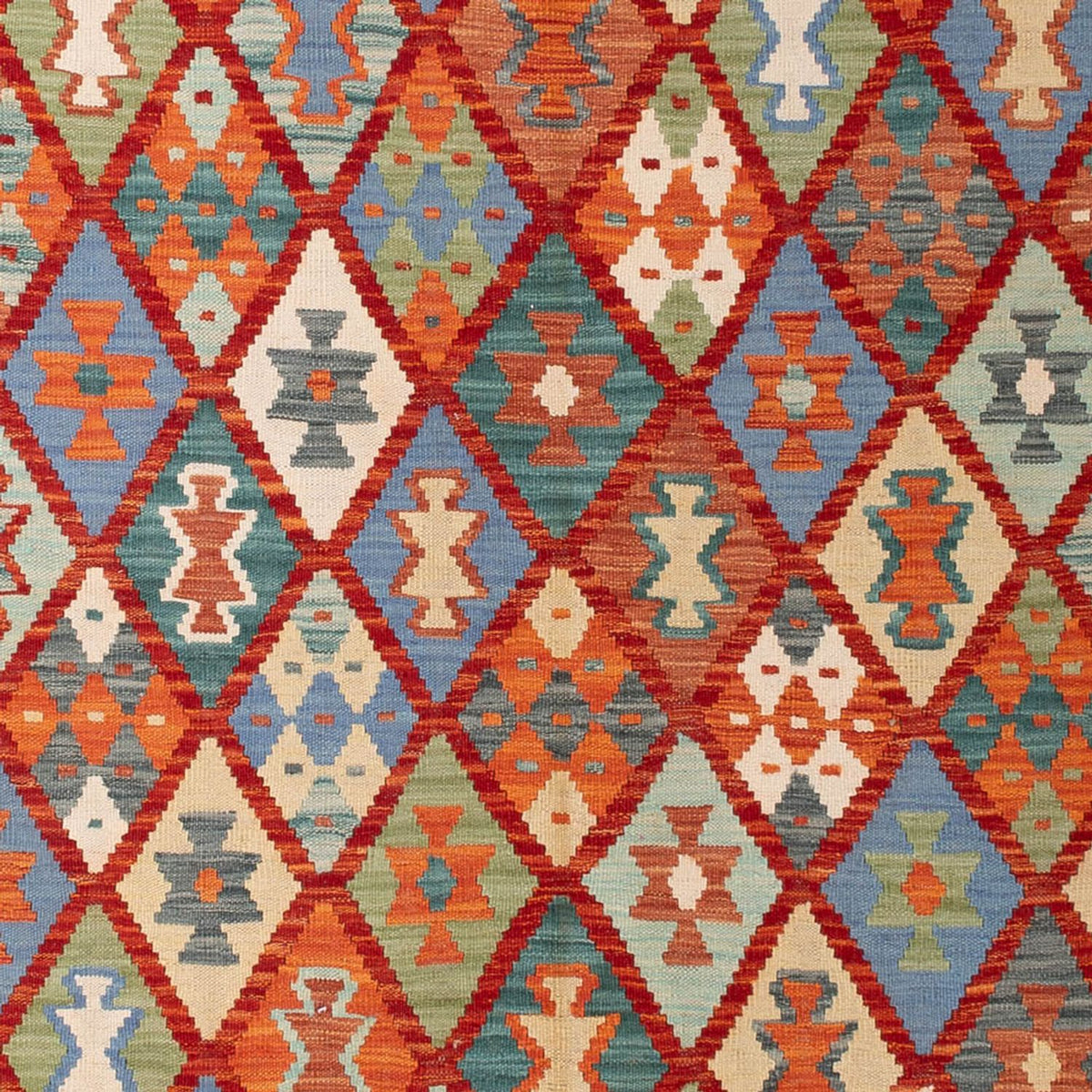 Tappeto Kelim - Splash - 294 x 213 cm - multicolore