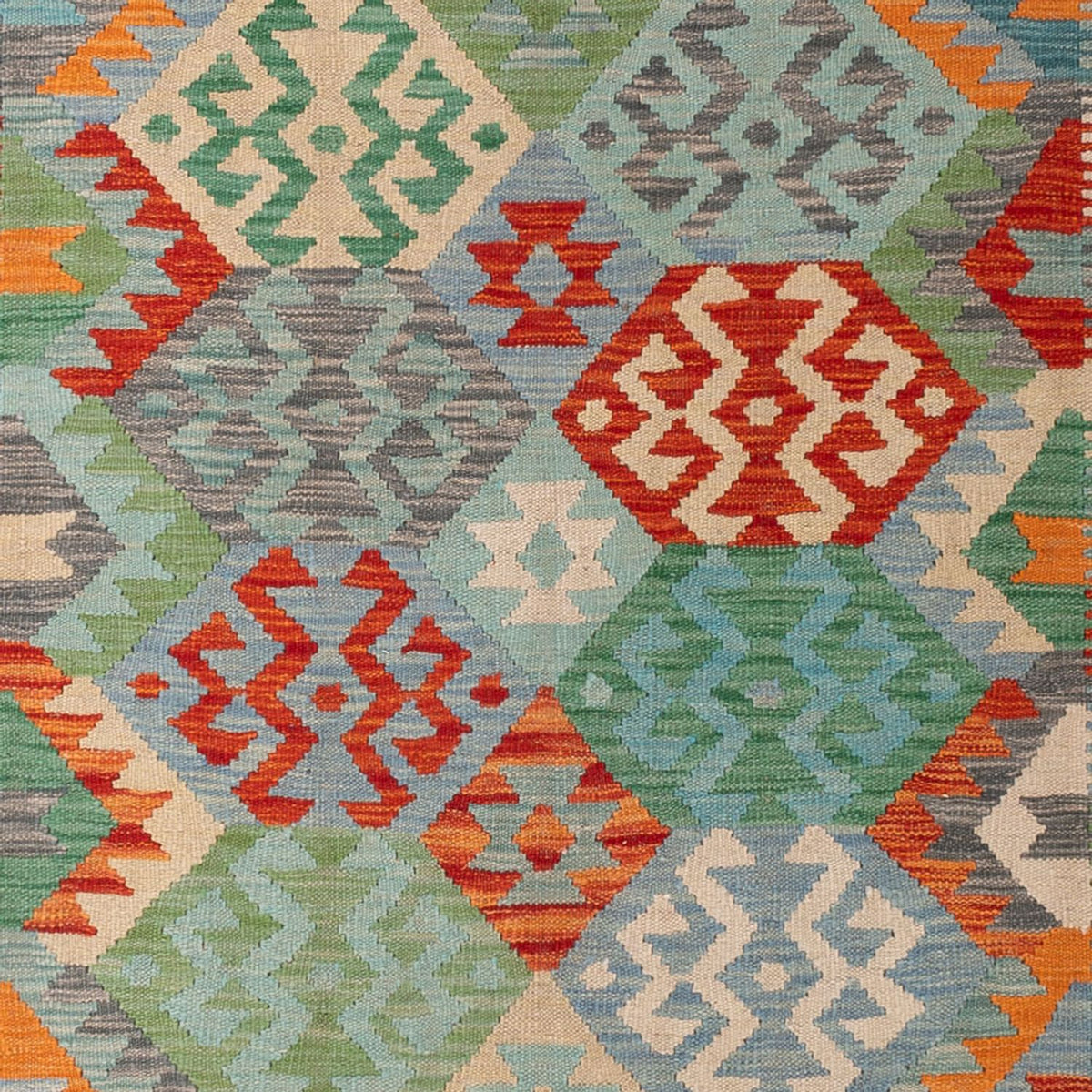 Tappeto Kelim - Splash - 287 x 211 cm - multicolore