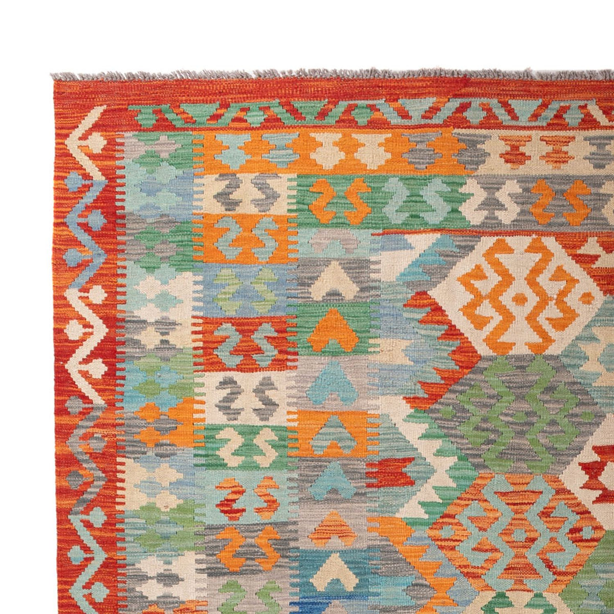 Tappeto Kelim - Splash - 287 x 211 cm - multicolore