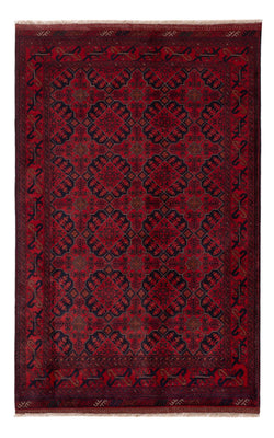 Tappeto afgano - Kunduz - 198 x 125 cm - rosso scuro