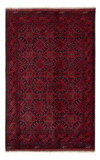 Tappeto afgano - Kunduz - 198 x 125 cm - rosso scuro