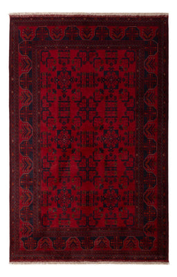 Tappeto afgano - Kunduz - 195 x 125 cm - rosso scuro