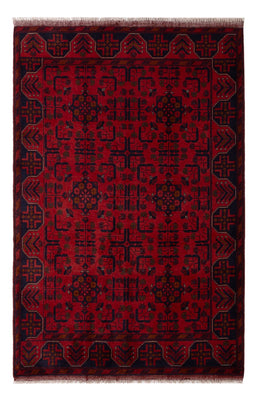 Tappeto afgano - Kunduz - 196 x 130 cm - rosso scuro