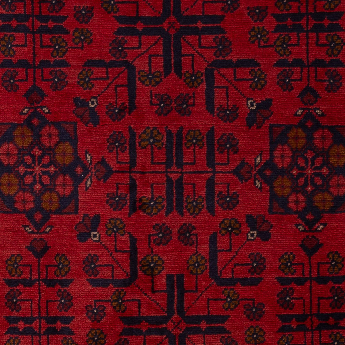 Tappeto afgano - Kunduz - 196 x 130 cm - rosso scuro