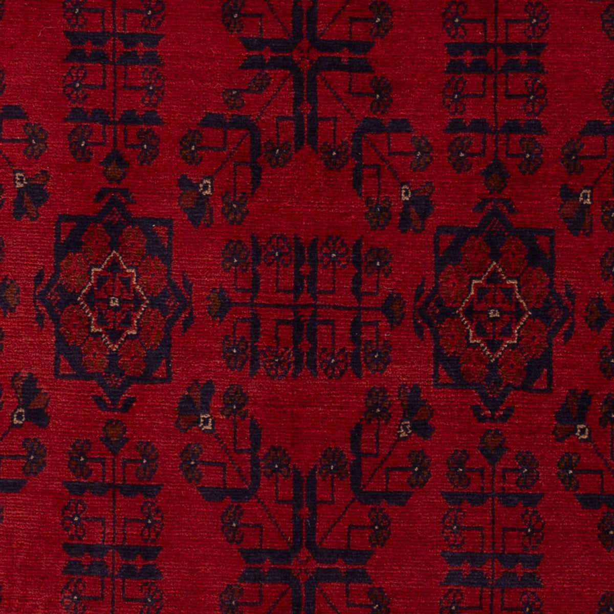 Tappeto afgano - Kunduz - 195 x 121 cm - rosso scuro