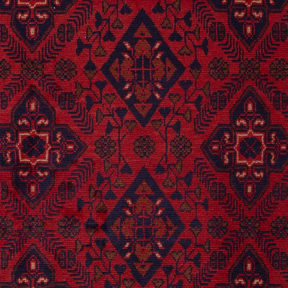 Tappeto afgano - Kunduz - 190 x 128 cm - rosso scuro